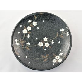 Plate -Kuro Zakura (D25.5cm)