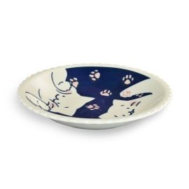 Plate -Sunday Cat Smile ねこと日曜日 (D21cm)