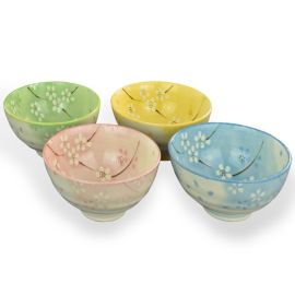 Rice bowl set/4 -Hanamai 花舞