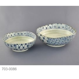 Bowl set/2- Waritsuke Soroe (D20.5, 17cm)　割付揃え
