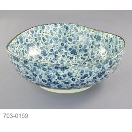 Bowl -Ai Kobana (D20.5cm)　藍小花