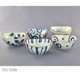 Kobachi bowl set/5 -Some Kobo (D10.5cm)　染工房