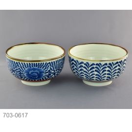 Donburi Bowl set/2 -Nagomi Karakusa (D16cm)　なごみ唐草